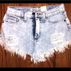 Jean shorts